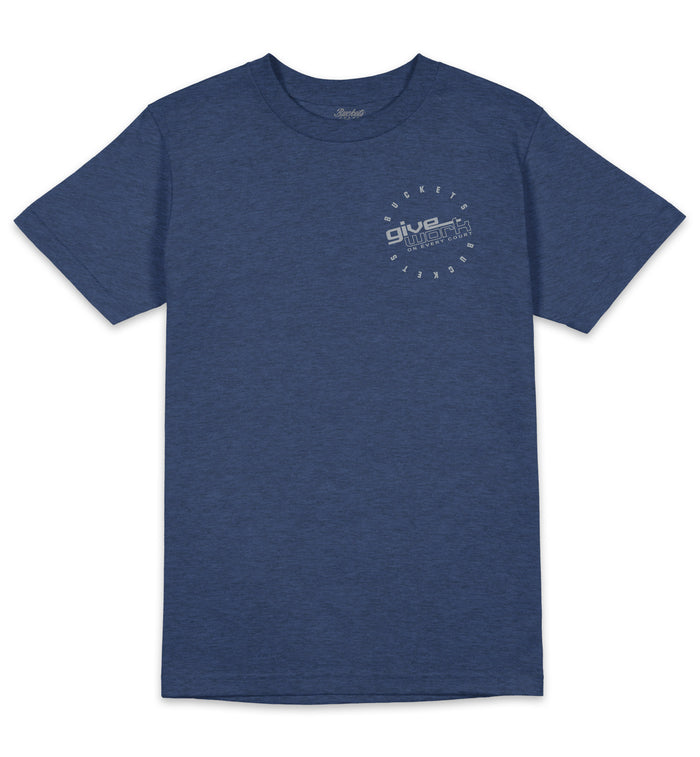 Many But Few Tee - Blue Heather