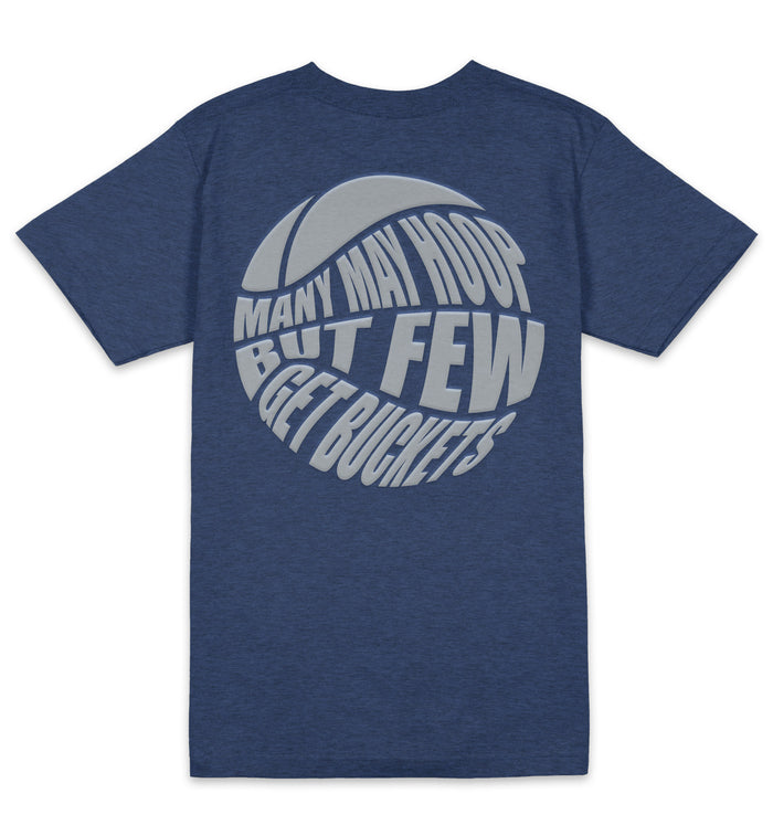 Many But Few Tee - Blue Heather