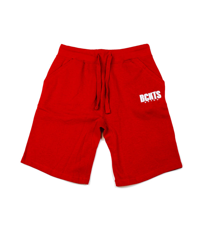 BCKTS Fleece Shorts - Cardinal