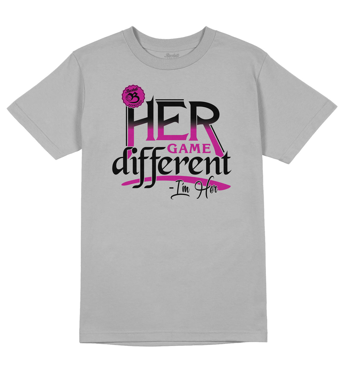 Her Game Different Tee - Silver