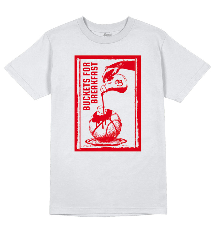 Morning Food Tee - White