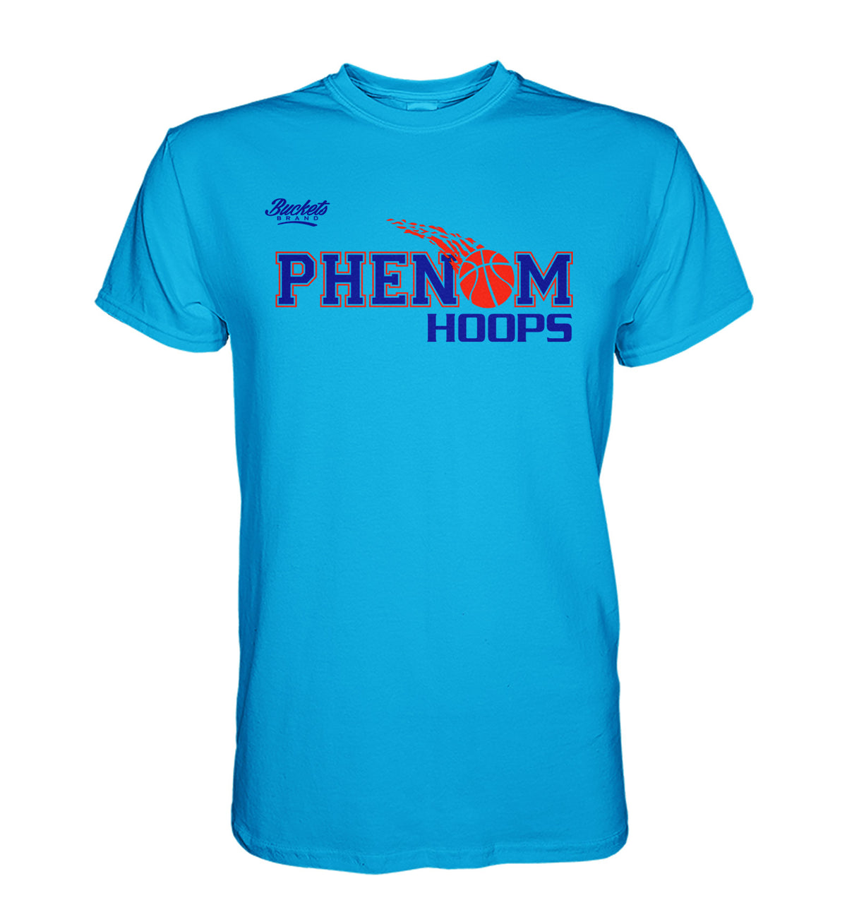 Phenom Hoops Logo Tee Hawaiian Blue
